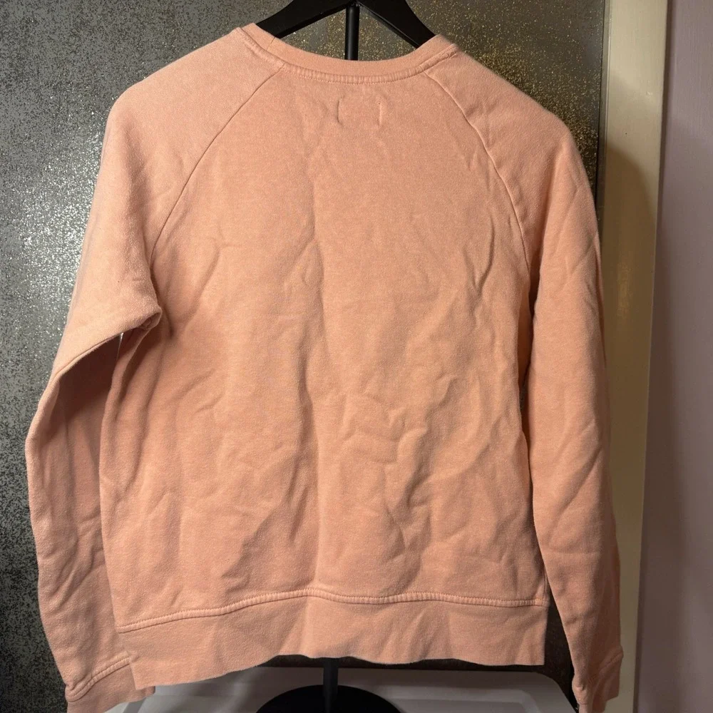 Hurley Pink Graphic Pullover Sweatshirt Crew Neck Womens S Cotton Fleece Vintage - Picture 6 of 6